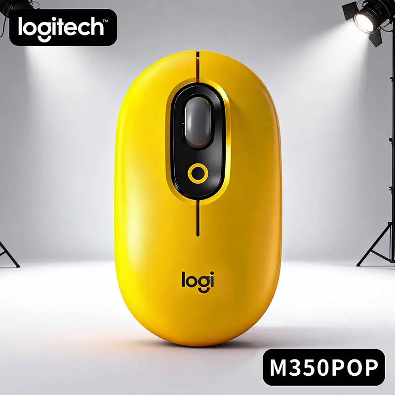 

Logitech M350 POP Wireless Silent Mouse Long Battery for Home Office & Daily Use