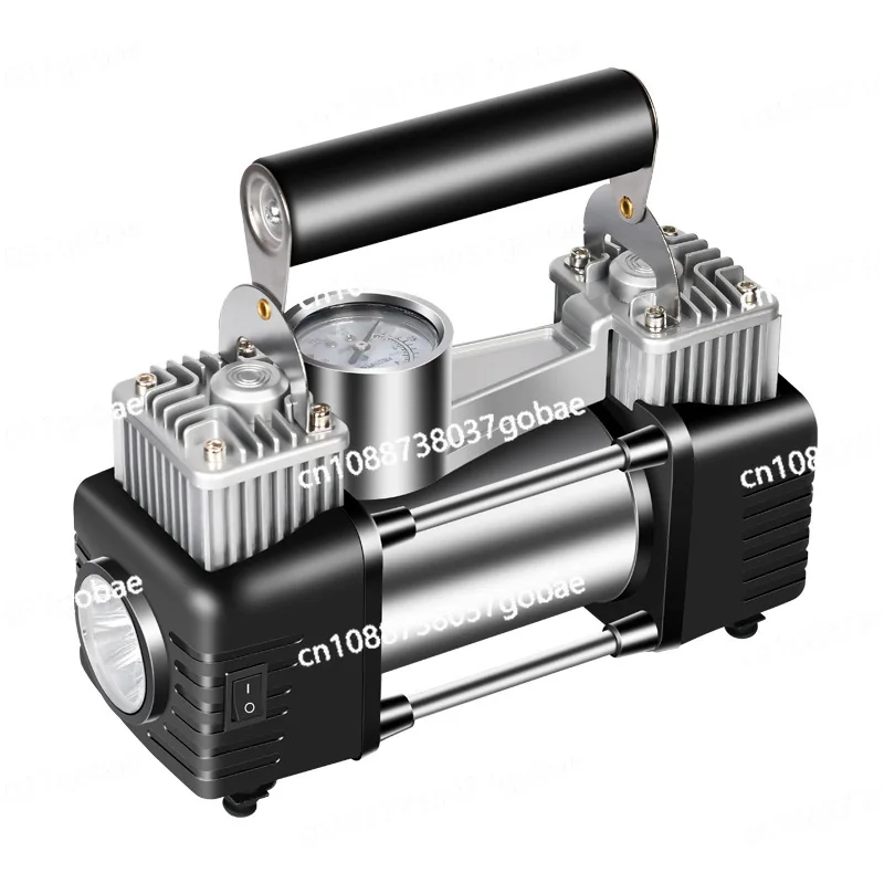 Car air pump double cylinder 150W air pump 80 cylinder car car multi-function automatic charging and stopping high pressure tire