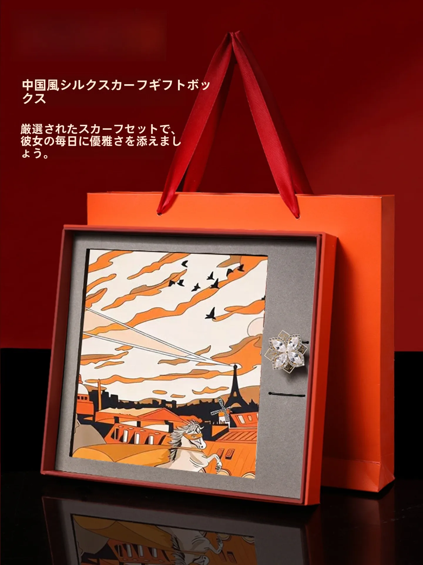 merrino-silk-scarf-chinese-sle-print-silk-square-scarf-women's-birthday-gift-ne-protection-scarf-with-box-for