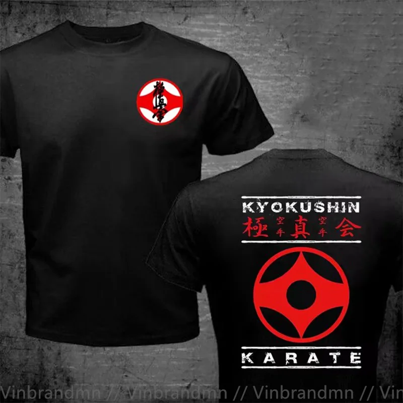 Kyokushinkai Kyokushin Kai Kan Karate One Hit Kill Mma Mix Martial Art Hot Sale New Men Fashion Summer Print Cotton T Shirt Man