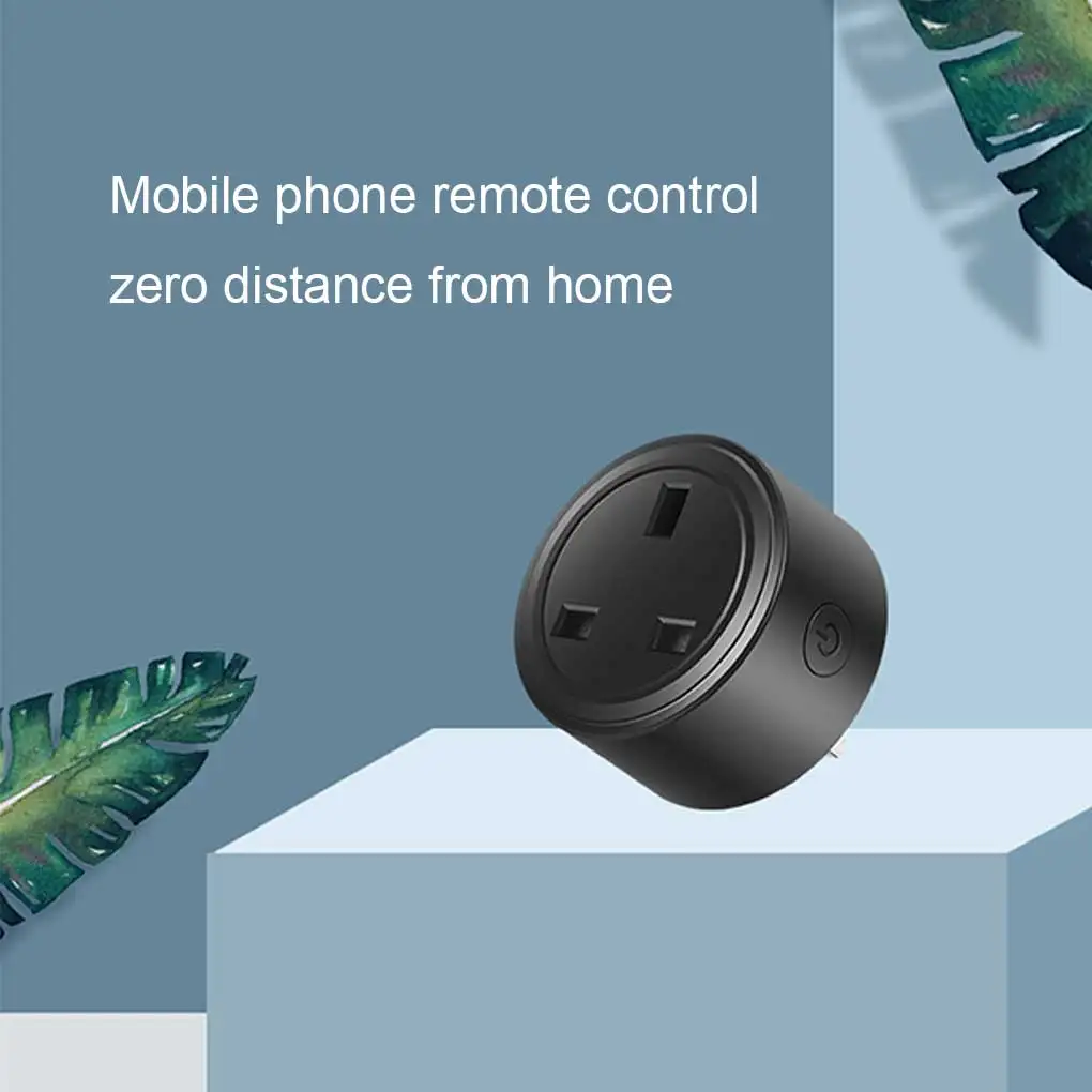Smart Home Electrical Sockets Adaptor Intelligent Round-shaped Plug Bases