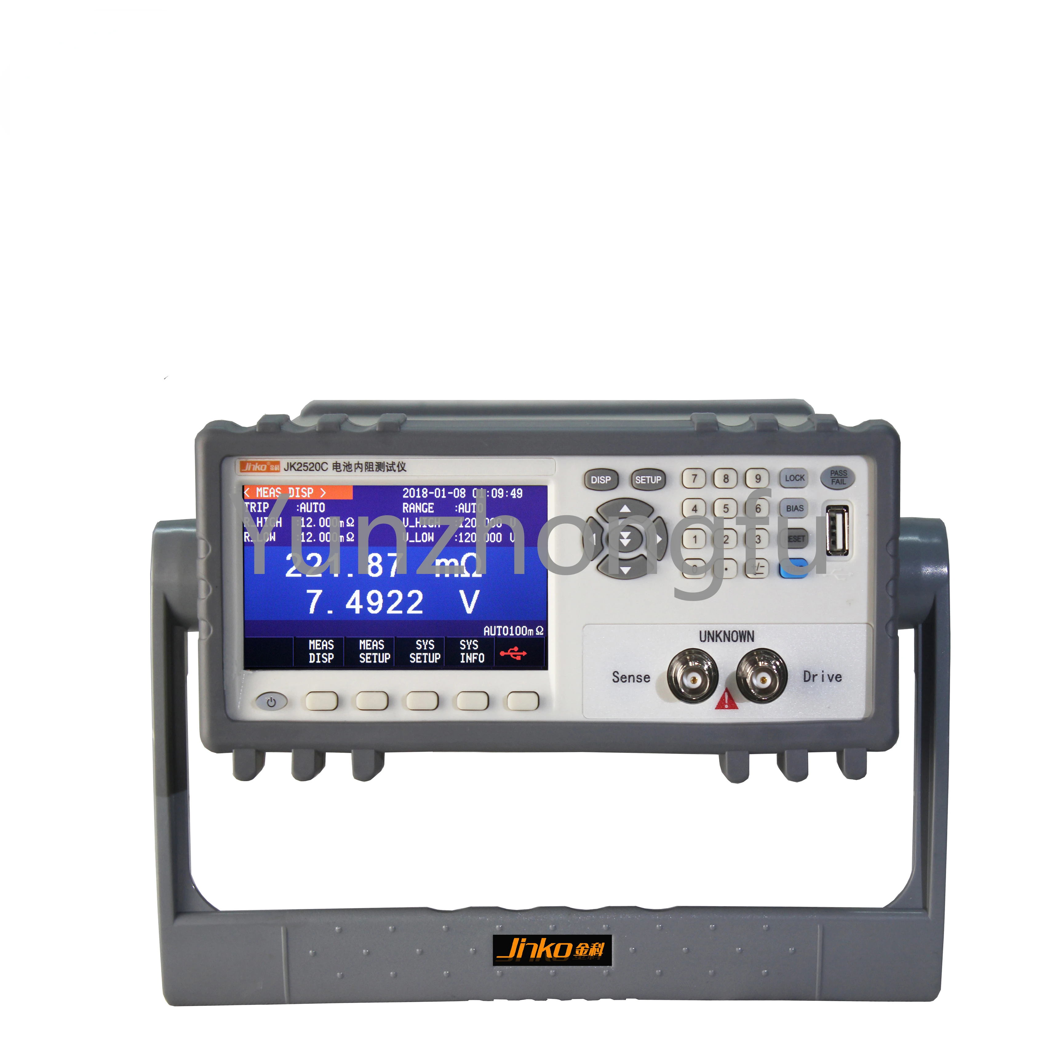 High precision Lithium battery tester JK2520C internal load tester battery tester