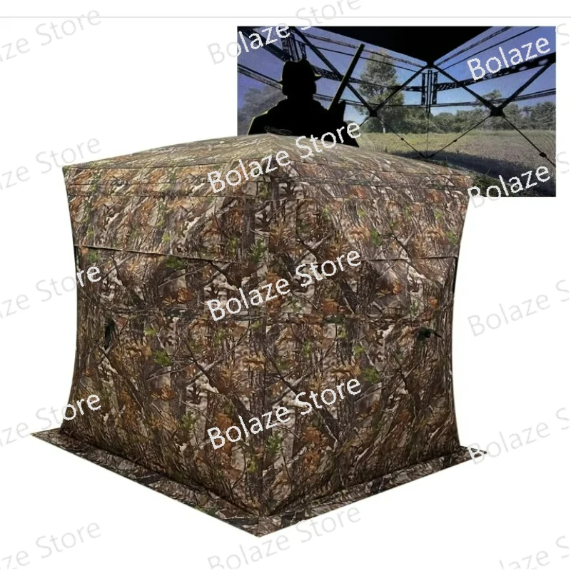 Portable 3 Person 270 See Through Ground Camouflage Hunting Blind Tent