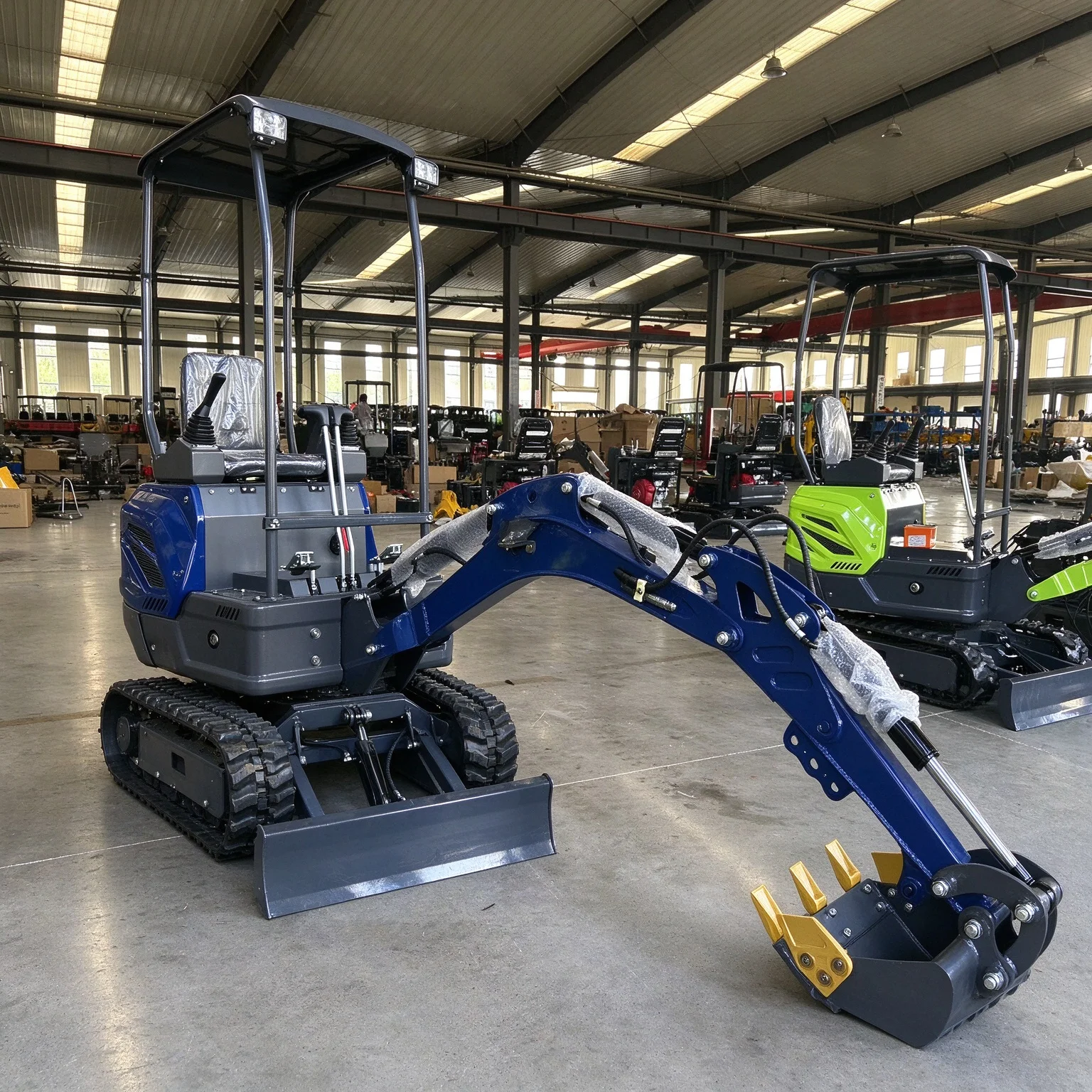 Retractable Chassis 1.2 Ton Mini Crawler Excavator Digger CE EPA Customized Heavy Duty Earthmoving Machine