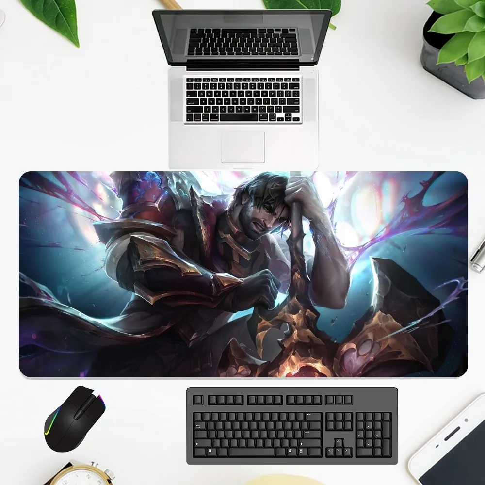 A-Arcane season 2 Jayce Mouse Pad office Large Small Computer pc Keyboard Rubber Game Anti-Slip Mice Mat big