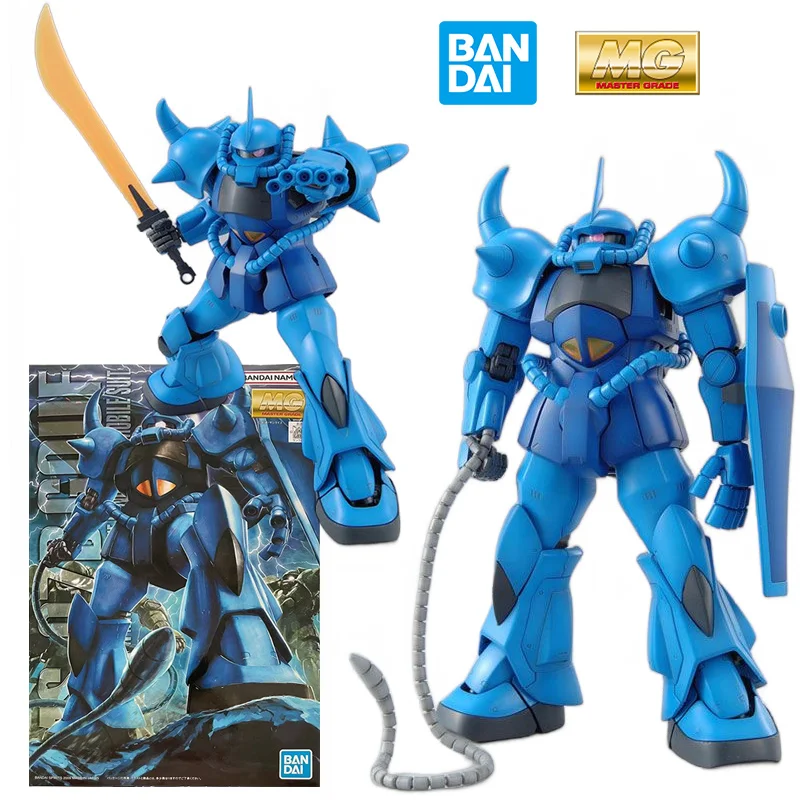 

Bandai MG 1/100 MS-07B Gouf Ver2.0 18 см аниме оригинальная экшн-фигурка, набор моделей Gundam, сборная игрушка