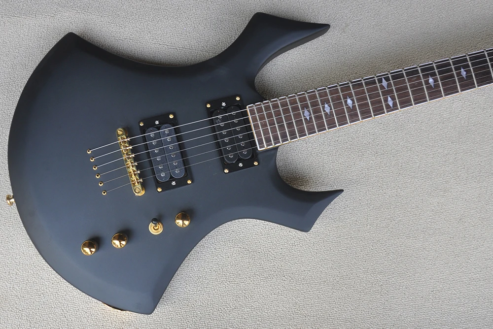 ماتي الأسود 6 سلاسل الغيتار الكهربائي عالية الجودة خشب الورد فريتس جيتار عرض تخصيص MIFS-6149