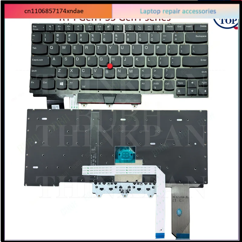 Teclado retroiluminado estadounidense para Lenovo Thinkpad E14 Gen 3 Gen 4 R14 Gen 3 Gen 4