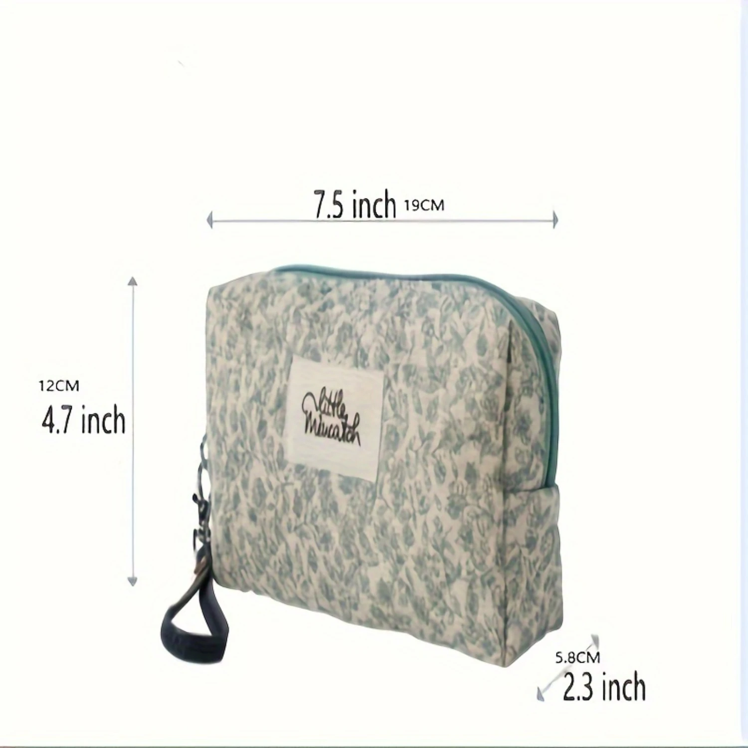 귀여운 메이크업 가방 정리함, 여행용 메이크업 가방, 미적 장난꾸러기 면화 메이크업 가방, 숙녀 소녀 세면도구 가방