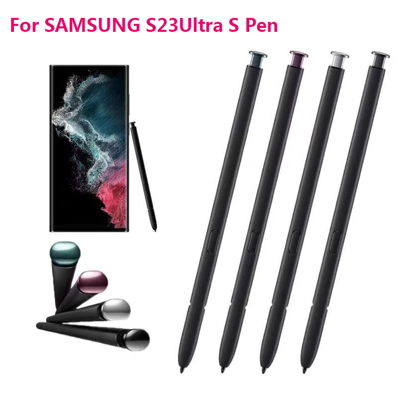 

Для Samsung Galaxy S23 Ultra 5G SM-S918B Active Stylus Pen Сенсорный экран S Pen Замена с функцией Bluetooth и акциями воздуха
