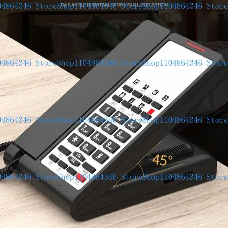5ASD Corded Phone Phone Big Button House Business Desktop Linear linear