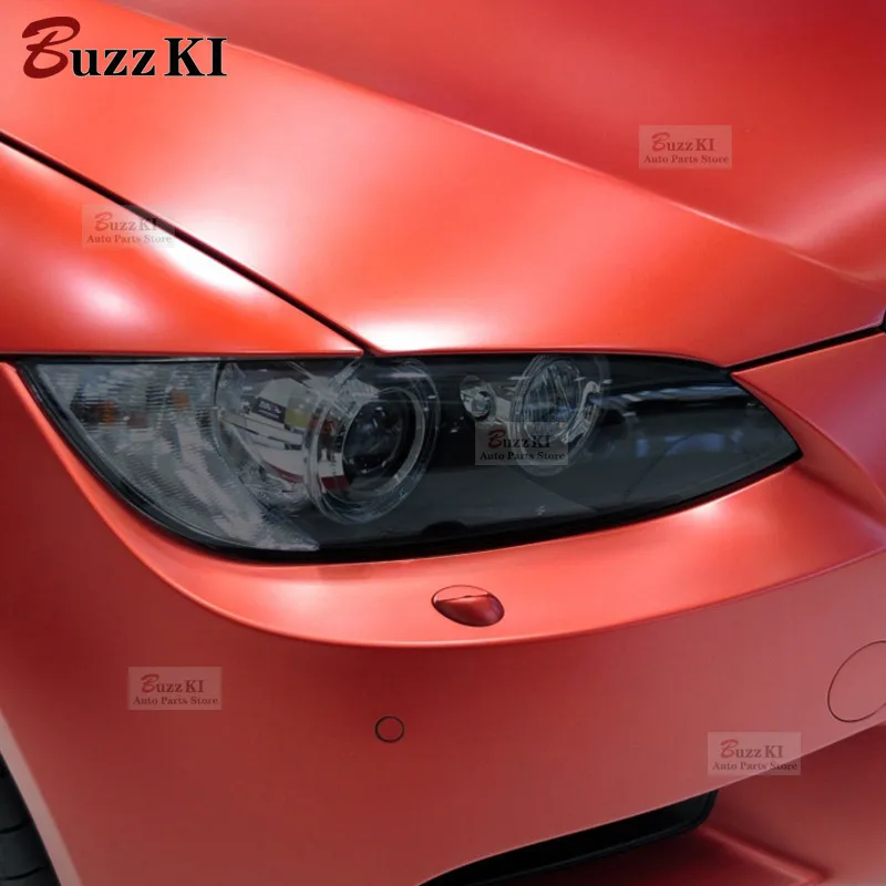 For BMW M3 E90 E92 E93 2007-2013 Car Headlight Tint Smoked Black Protective Film Front Light Transparent TPU Sticker Accessories view 2