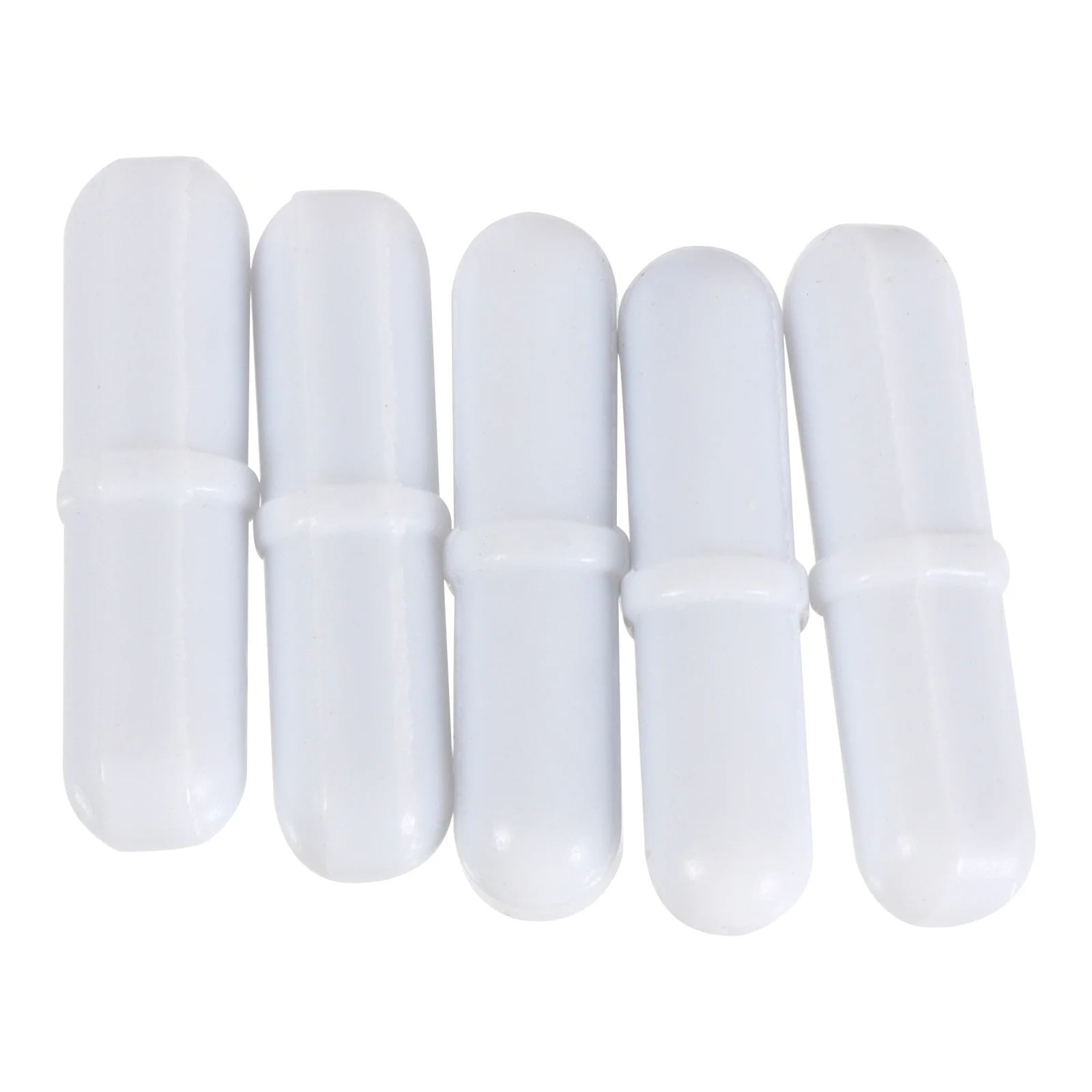 Agitador magnético-misturador agitador, barras de agitação, barras de agitação, agitador magnético para laboratório, branco, 5pcs