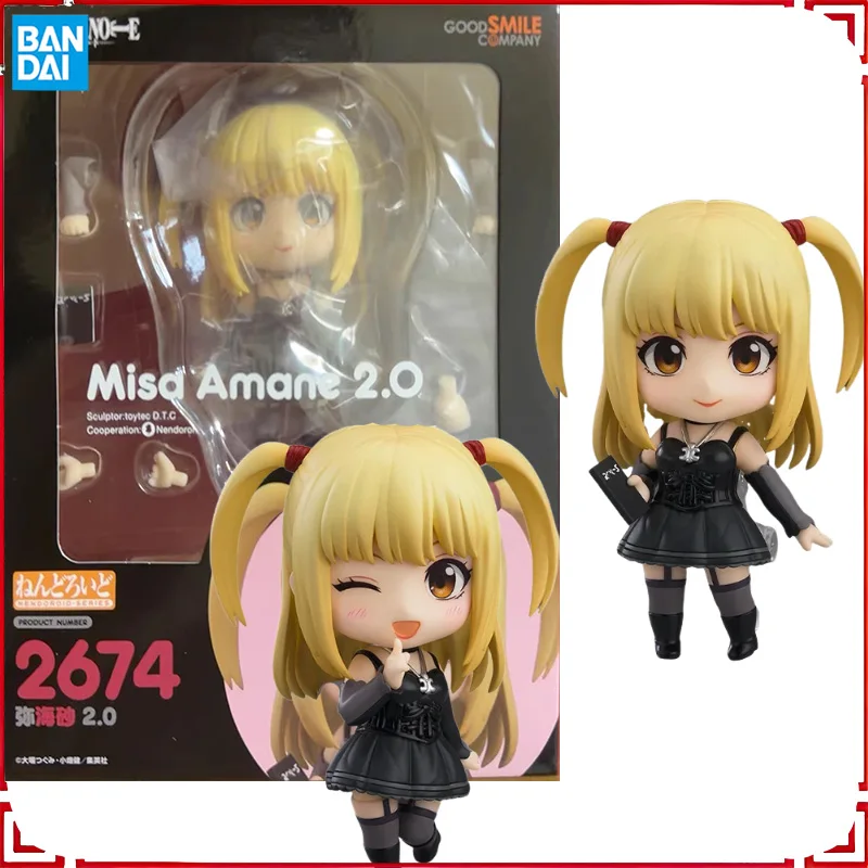 Figura de acción de anime GSC Nendoroid genuina de DEATH NOTE, Misa Amane L2.0, modelo coleccionable articulado, juguete de regalo para fanáticos del anime