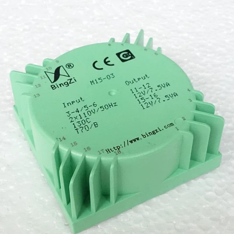 Bingzi-anillo de sellado serie M15, formador con placa de montaje, PCB doble, 7,5 V, 9V, 12V, 15W