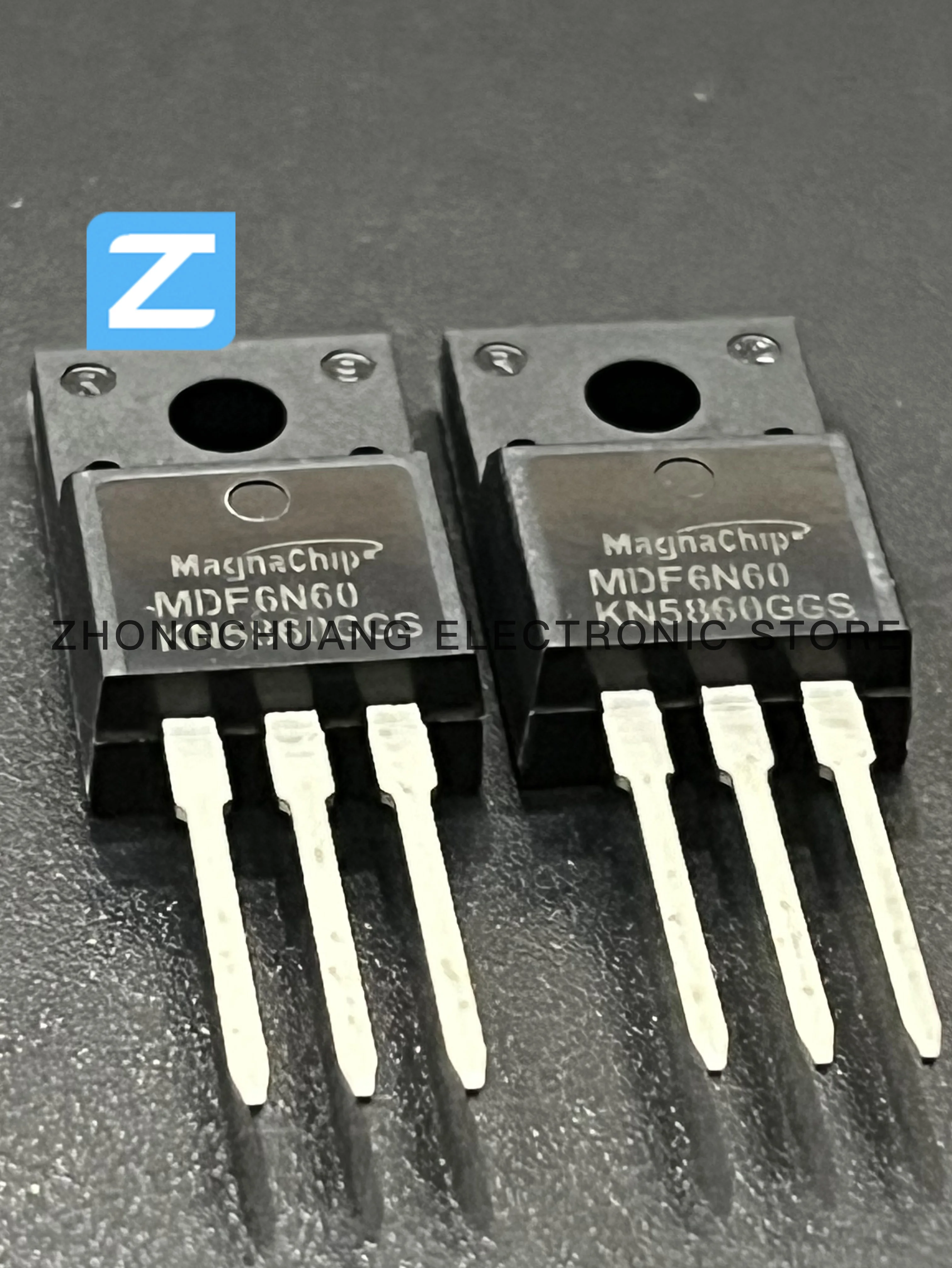 1-10PCS MDF6N60TH MDF6N60 TO-220F 600V 6A N-Channel MOSFET new original