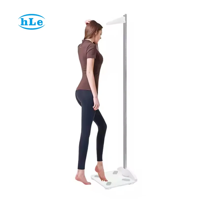 Adult Medical Bmi Machine Ultrasonic Weighing Scale Instrument Body Composition Height and Weight Scale With Height Measuring