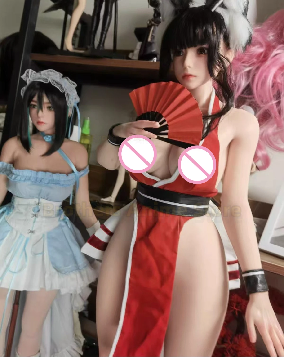 

Mengfanxing 1/3 doll, silicone head sculpture, eyeballs, movable simulation, removable and replaceable