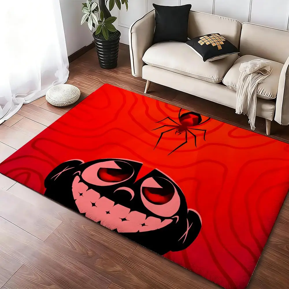 Singer Lil Darkie Floor Mat Soft Thickened Absorbent Non-Slip Bedroom Living Room Door Mat Home Decor Flannel Rugs