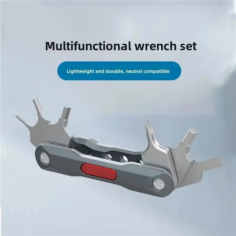 AA60-2X universal dslr câmera rig conjunto de ferramentas dobráveis com chaves de fenda e chaves sextavadas conjunto de ferramentas com seis ferramentas funcionais