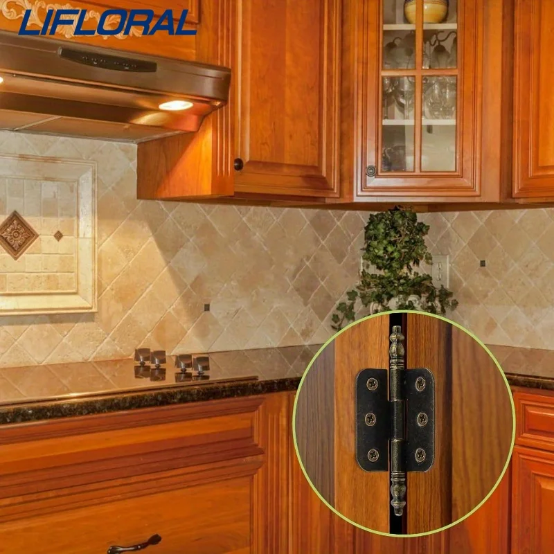 10 ชิ้นมงกุฎหัวบานพับ 6 หลุมเครื่องประดับของขวัญกล่องตกแต่งบานพับสําหรับตู้เฟอร์นิเจอร์ฮาร์ดแวร์อุปกรณ์เสริม