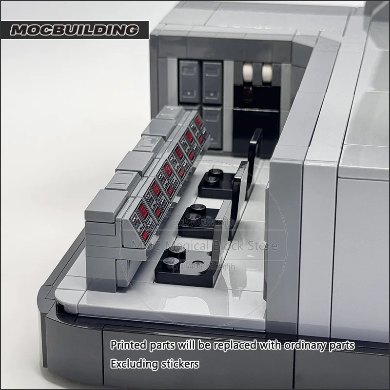 Command Bridge Diorama Moc Bouwstenen Space Movie Architecture Technologie Bakstenen Diy Assemblage Display Speelgoed Kerstcadeau