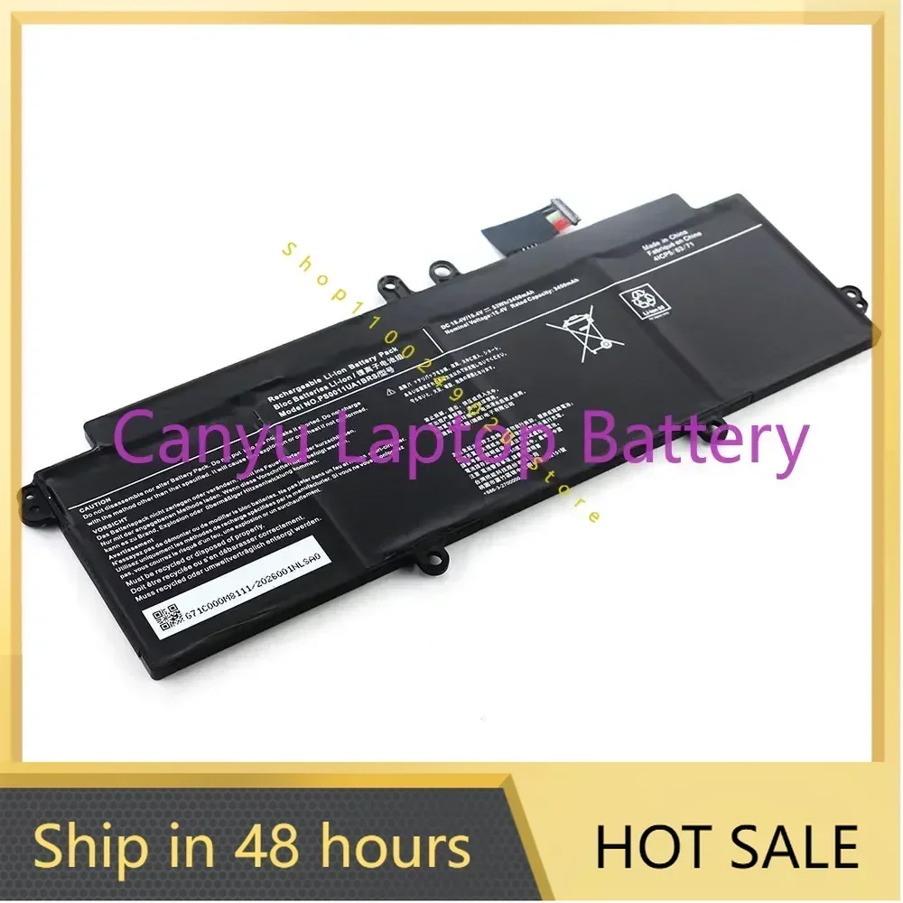 2024 PS0011UA1BRS PS0010UA1BRS  For Toshiba 53WH 3450mAh New Laptop battery