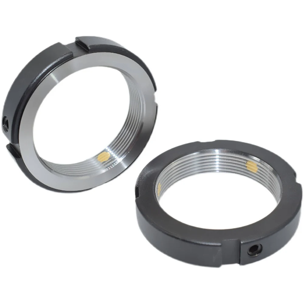 قفل الجوز R-نوع 42CrMo شعاعي الدقة قضيب ربط الجوز المستديرة المضادة للرجاع مكافحة تخفيف قفل تحمل شريط سريع تحمل المضادة للانزلاق