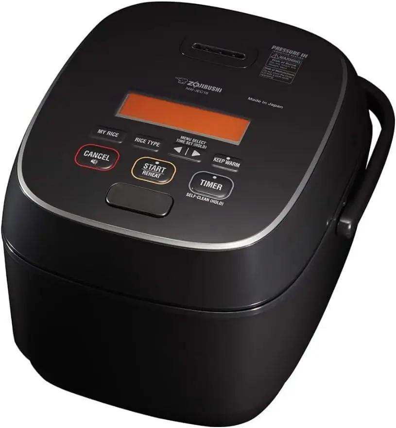 Pressure Induction Heating Rice Cooker (10-Cup) Advanced Fuzzy Logic Technology with AI (Artificial Intelligence)