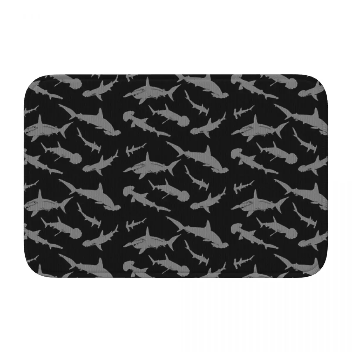 Hammerhead Shark Pack Pattern Doormat Kitchen Entrance Home Floor Mat Non-slip Carpet Rug for Living room Footpad Mats