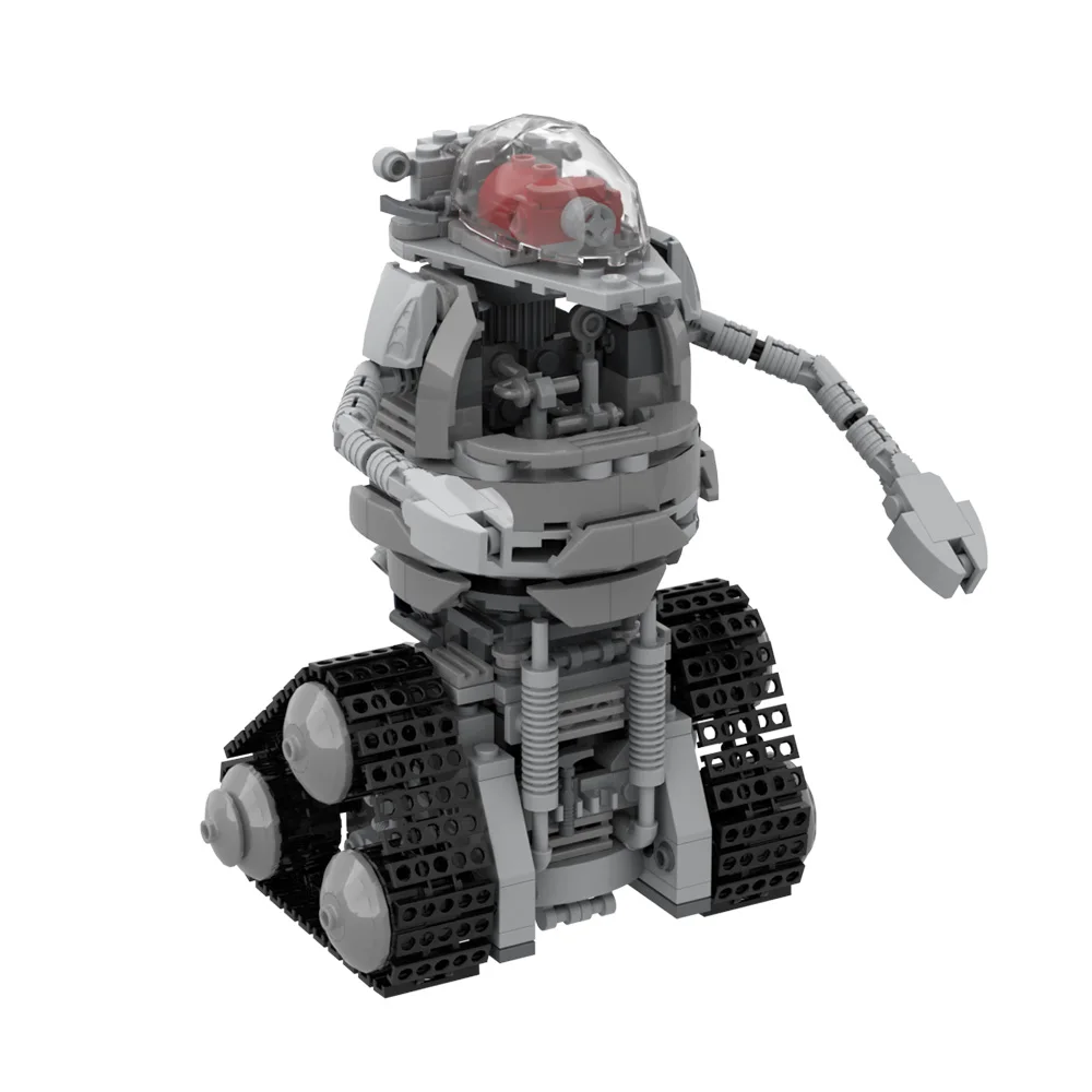 Figura de juego MOC Robobrain, modelo de Robot, bloques de construcción, juego Fallouted, actividad controlada cerebral de alta tecnología, Robot de ladrillo, juguete para regalo