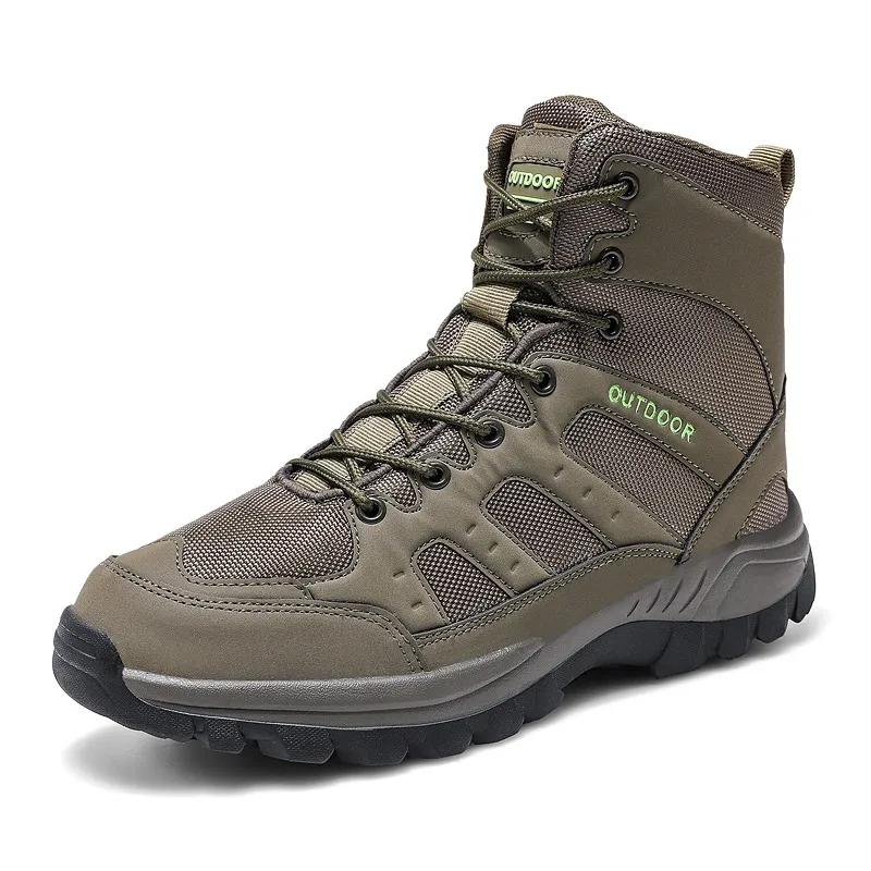 Zapatos de Montañismo al aire libre nuevos antideslizantes gruesos cálidos deportes al aire libre Fitness zapatos para caminar zapatos casuales Botas Para Hombre Para Hombre