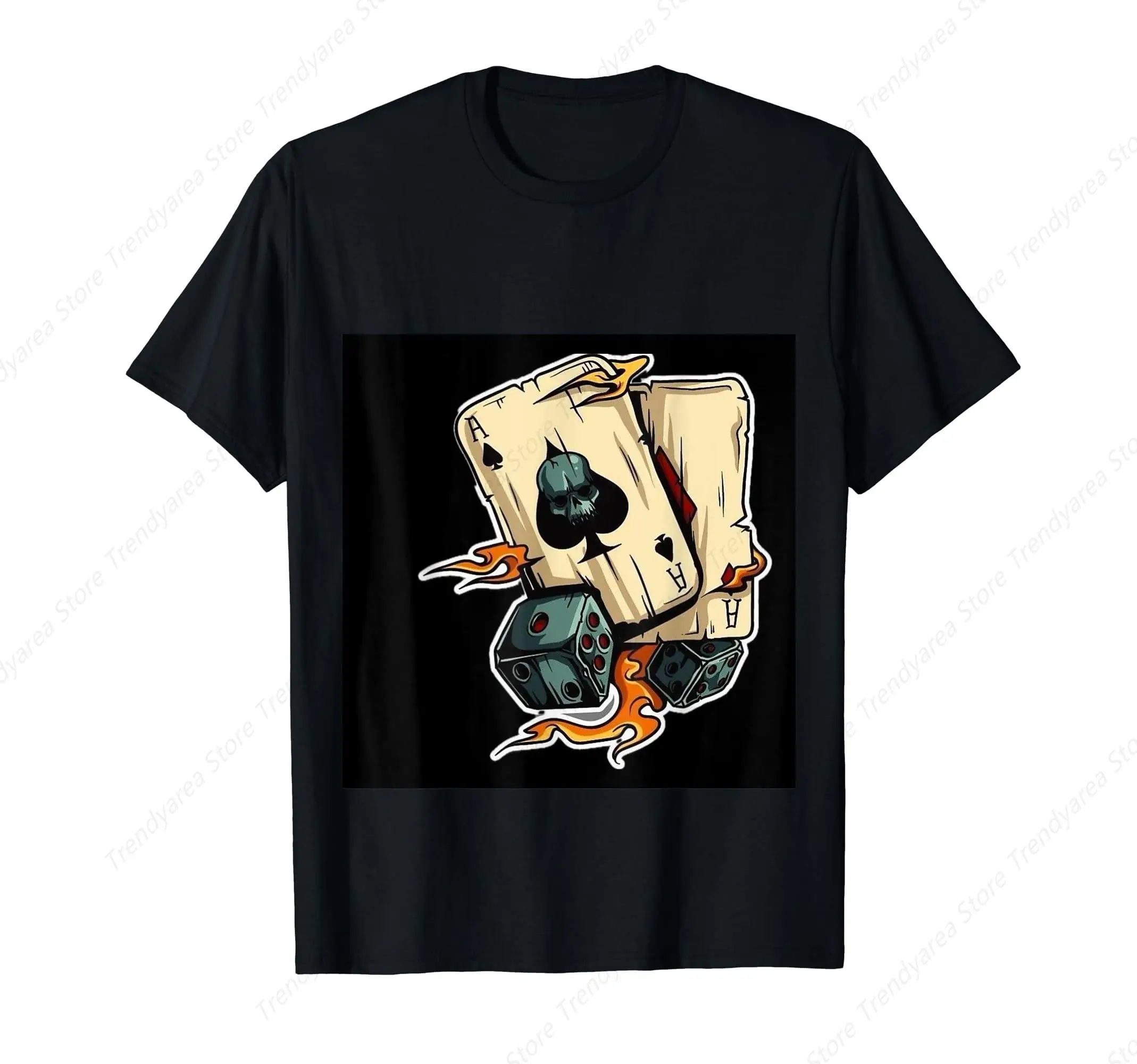 

Funny And Bold Ace Playing Card Design Stylish Poker Night T-Shirt