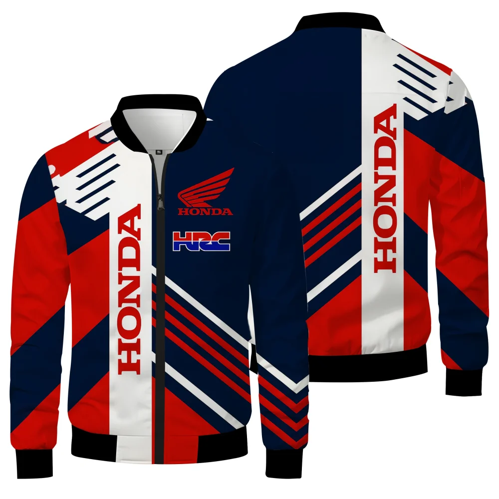

Honda HRC Motorcycle Racing Men's Jacket Casual Sports Top Suitable for Urban Riders and Outdoor Cycling Enthusiasts