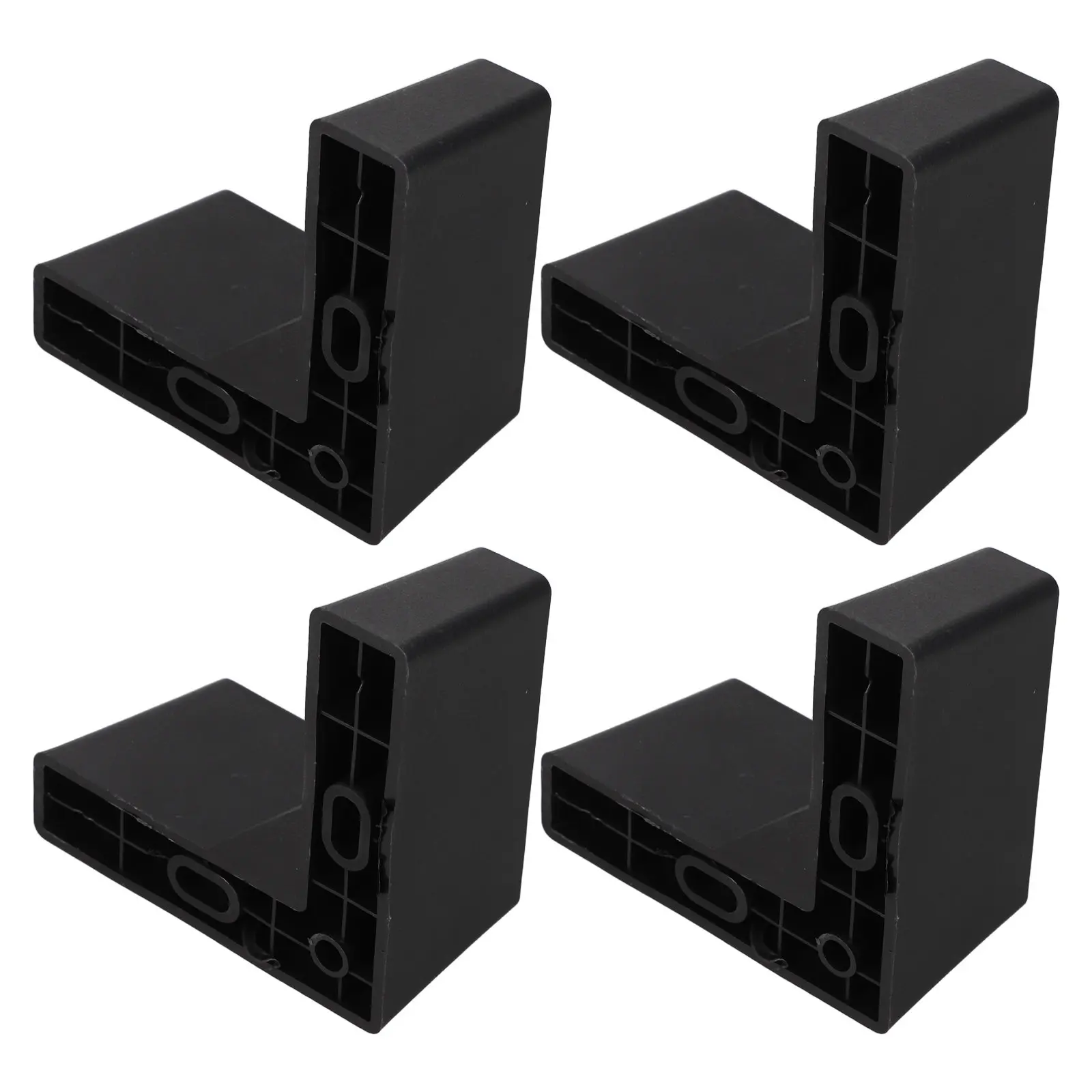 4Pcs Sofa Legs L Shaped Plastic Furniture Legs Replacement Sofa Feet Support Dresser Chair Bed Cabinet Table Leveling Feet M5