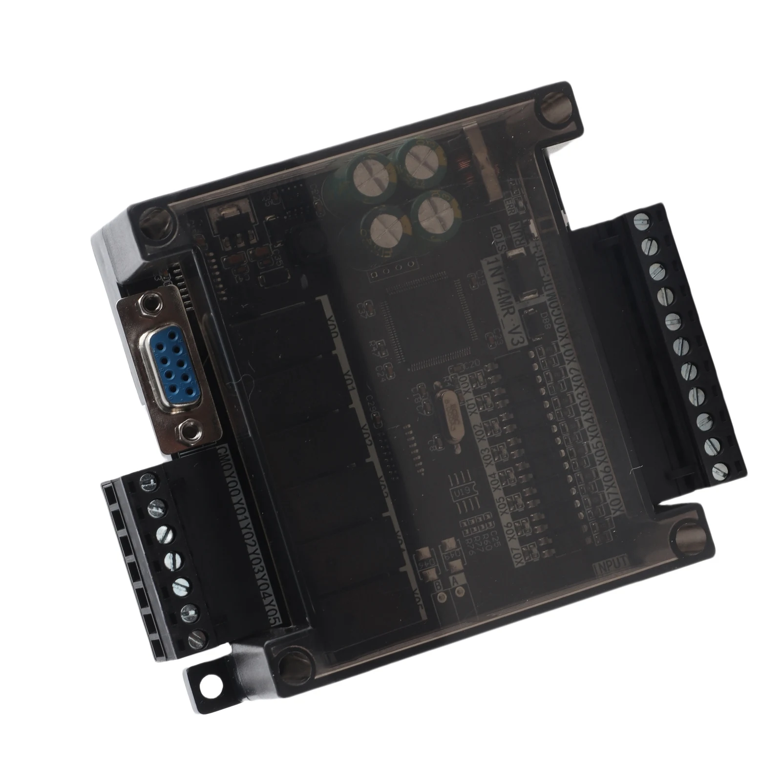 24 فولت PLC وحدة DC24V FX1N-14MR لوحة تحكم صناعية PLC للبرمجة المنطق تحكم التتابع الناتج PLC تحكم PLC التتابع