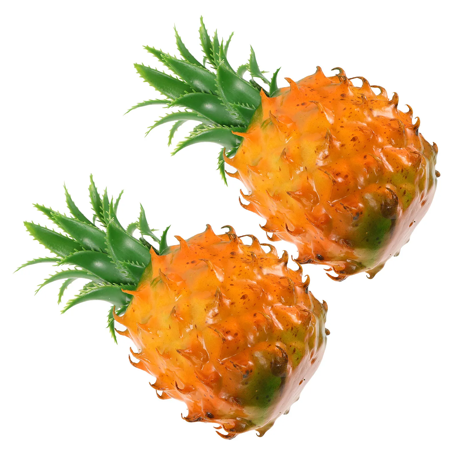 

2 шт. Декоративные накладки на автомобильную антенну в виде ананаса, маленькие украшения для экстерьера автомобиля, забавные фруктовые шары-аксессуары для авто и внедорожников