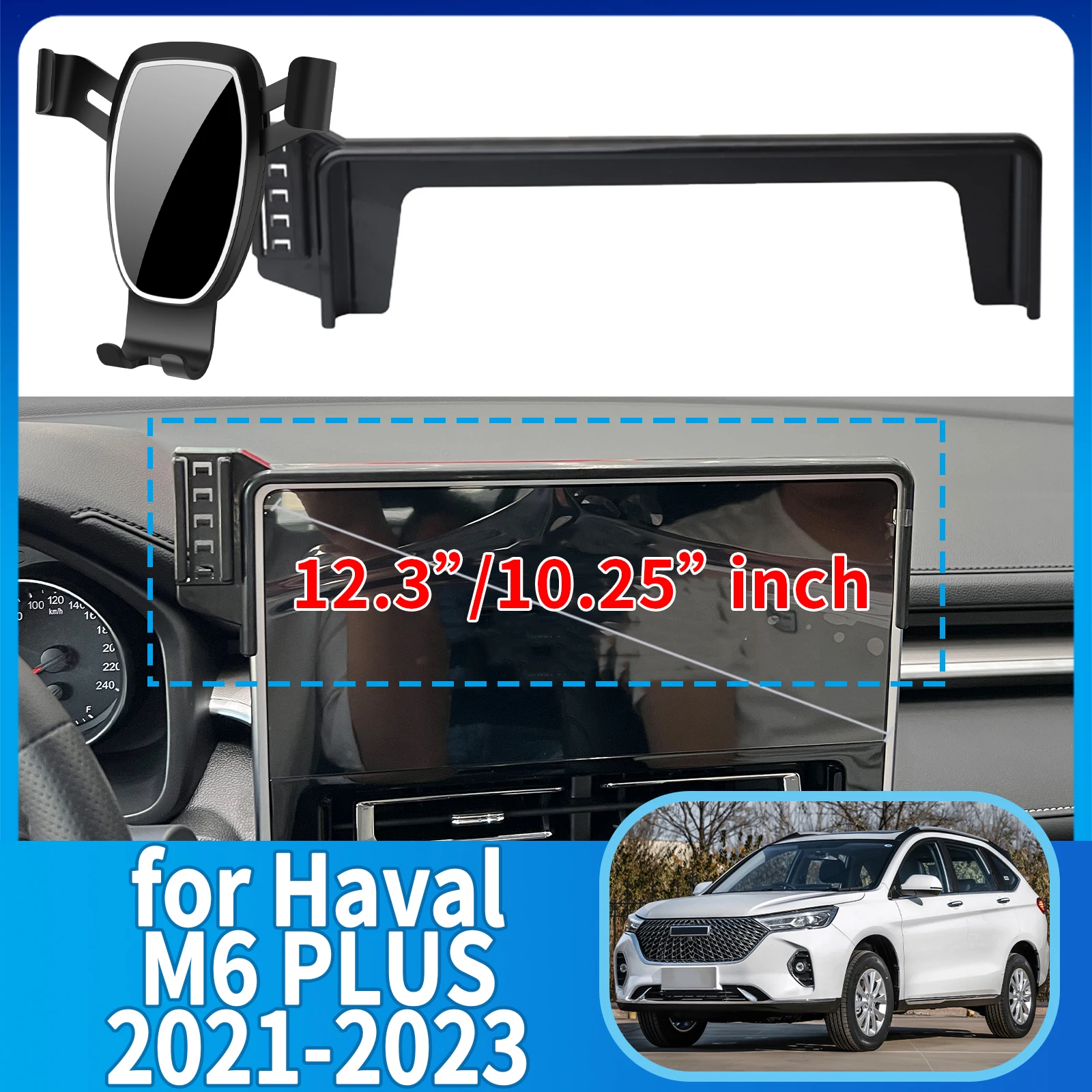 

fit for Haval M6 PLUS 2021 2022 2023 ​​Anti-Shake Screen Base Phone Holder Mount Stand ​​ Dedicated Car​​ accessoires