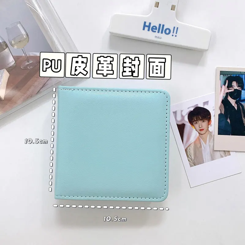 Kpop 3 Hole Card Binder 3inch Photo Album Macaron Photocard Holder Album Mini Album For Cards Collect Book