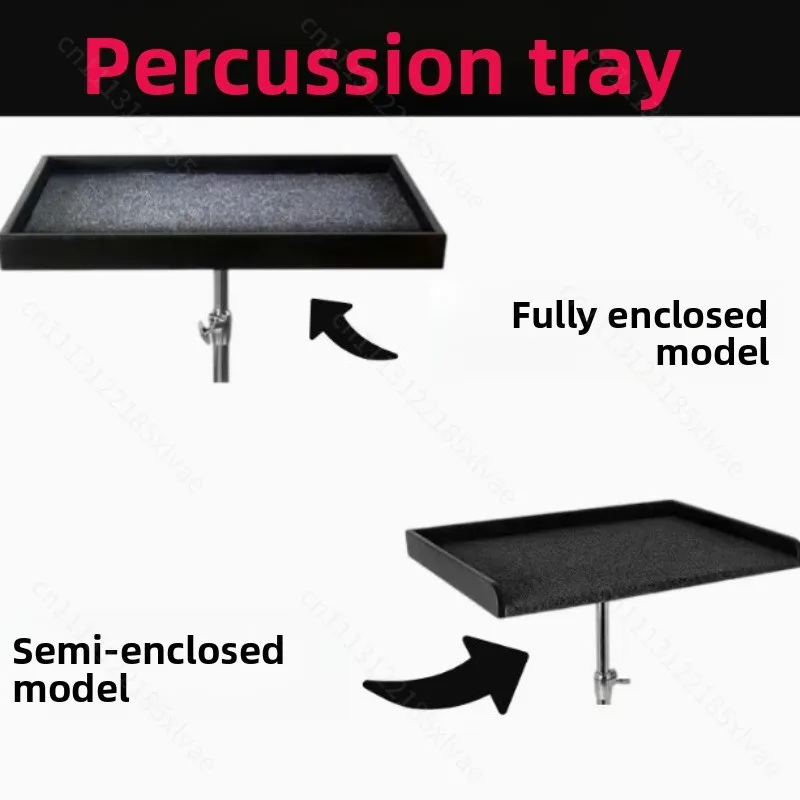 Complete Wooden Percussion Tray Set With Support Stand, Equipped with Mallets Drum Sticks and Paddle, Percussion Table Tray