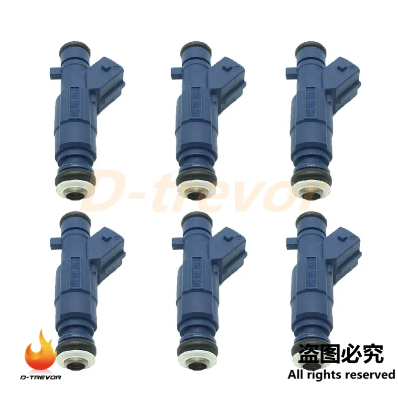 6PCS OEM 0280156263 Fuel Injector Nozzle for Chery elegant 473 BYD Geely Panda Hatchback 1.0