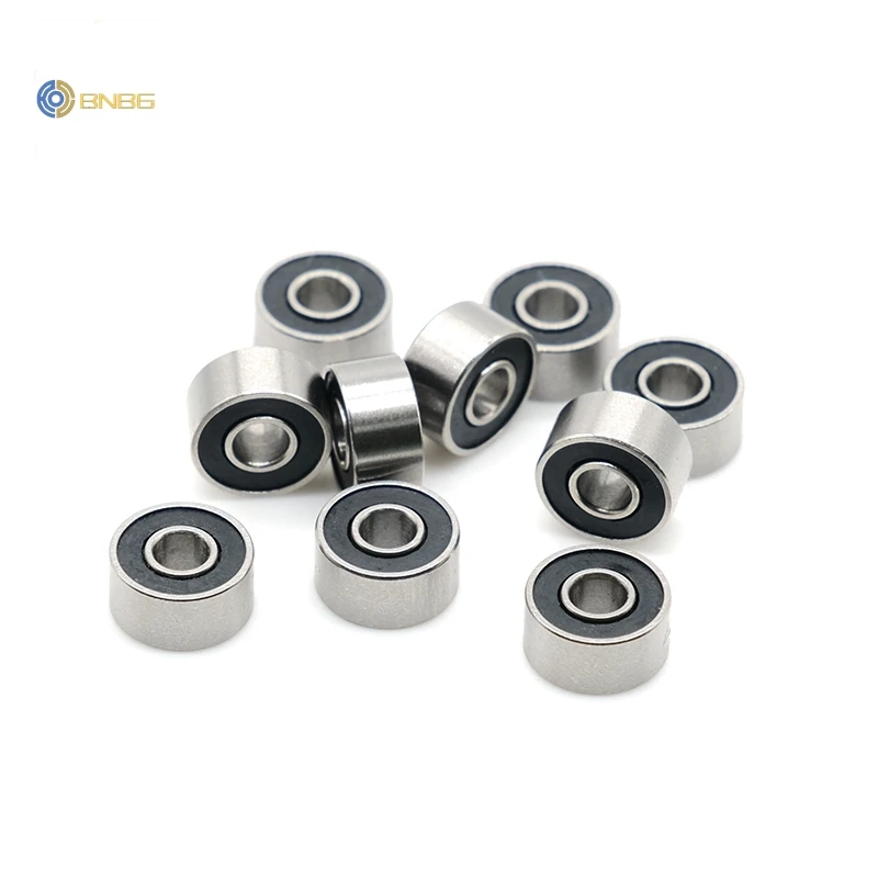 10Pcs S693 RS 3X8X4mm Stainless Steel Ball Bearing ABEC7 Rubber Seal Ball Bearing