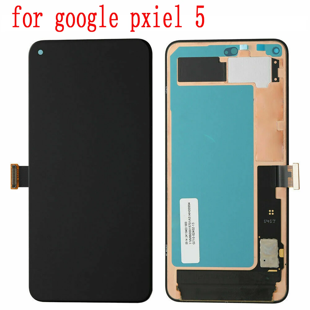 LCD Screen Display For Google Pixel 5a 5G Pixel 5a Display Screen Touch Panel Digitizer For Google Pixel 5 LCD GD1YQ GTT9Q Frame