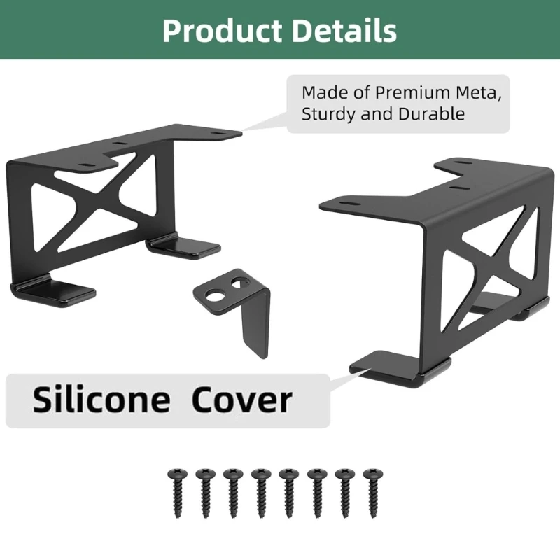 Desk Mount Bracket Under Desk Holder Adjustable Space Efficient Desk Mount Stand Suitable For Gamers Gaming Gear Storage 87HC