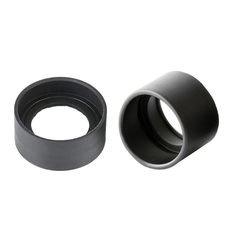 

2Pcs Microscope Eyecups Black-Ocular Cover Guards for Binocular Trinocular Microscopio Portable Eye Protection-Eyeshield