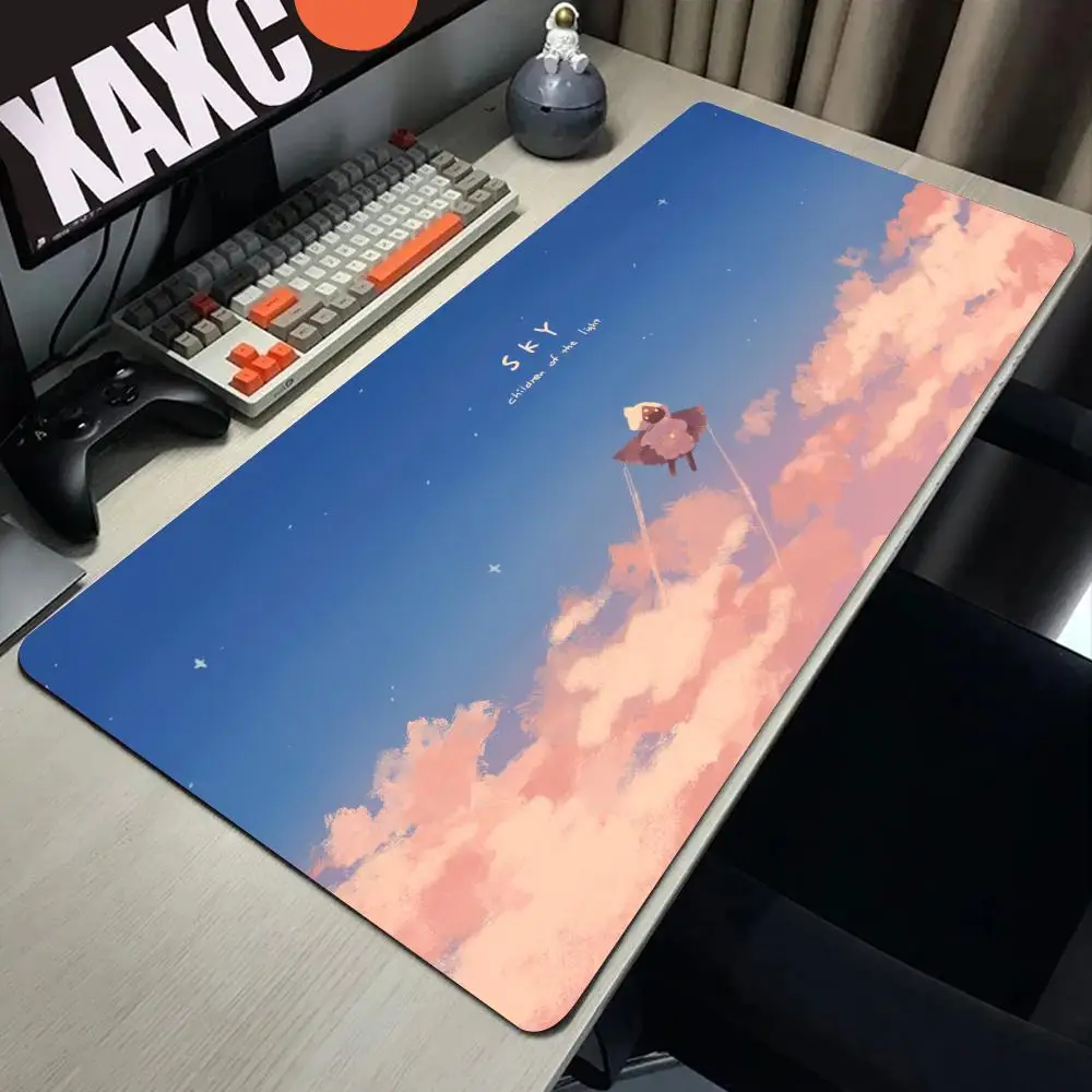 Game S-Sky Children of the Light Mousepad Mouse Mat With Pad gaming accessories Prime Gaming XXL Keyboard Pad Stitch Padding Mat