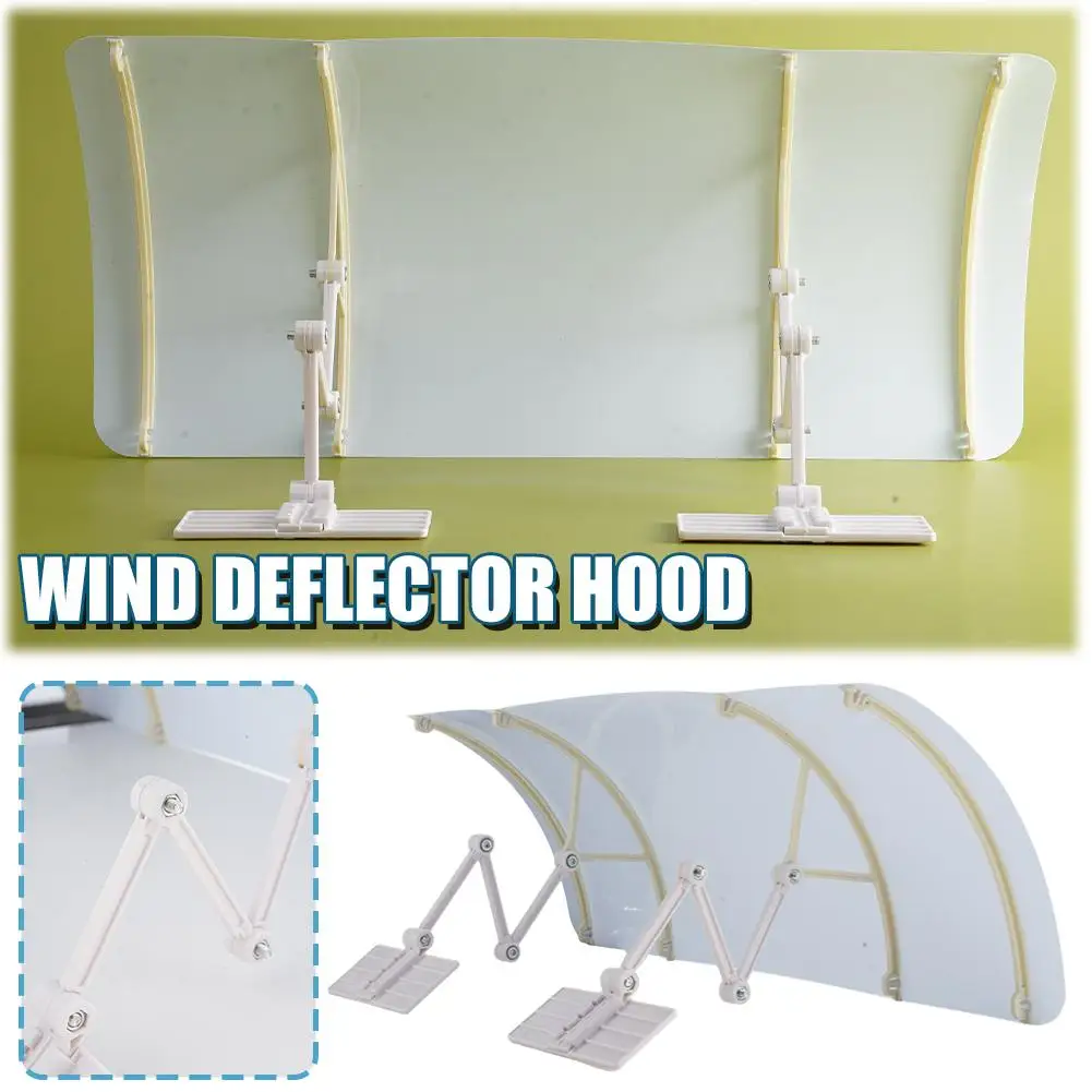 Air Conditioner Wind Deflector Adjustable Air Conditioning Universal Outlet Windshield Blowing Anti-Direct Baffle Wall-Moun R9J6