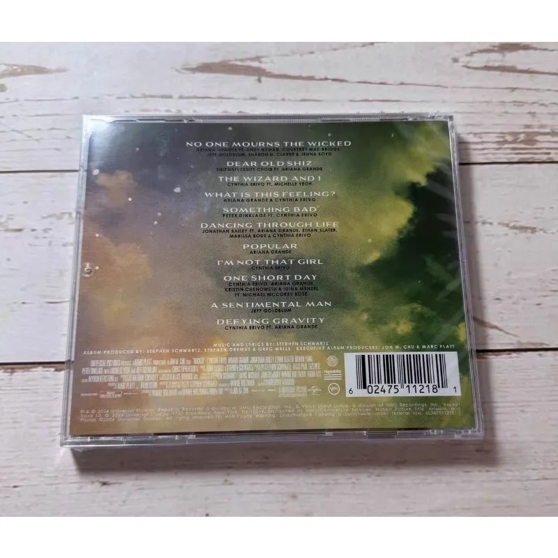 

Wicked Ariana Grande Popular English Songs Collection CD Greatest Hits Remastered Audio Car Home Play New Sealed Box Set Gift
