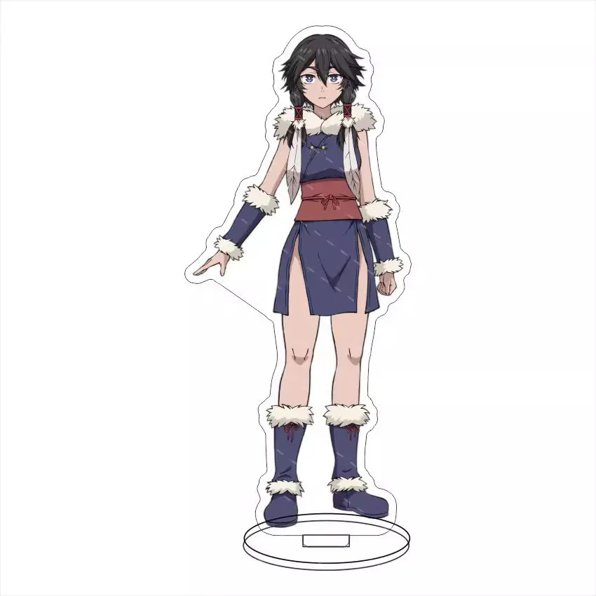 Anime de 16 cm ‌ Figura de la Princesa Guerrera y el Rey Bárbaro, Seraphina de Lavilant, Base Acrílica, Adornos y Regalos