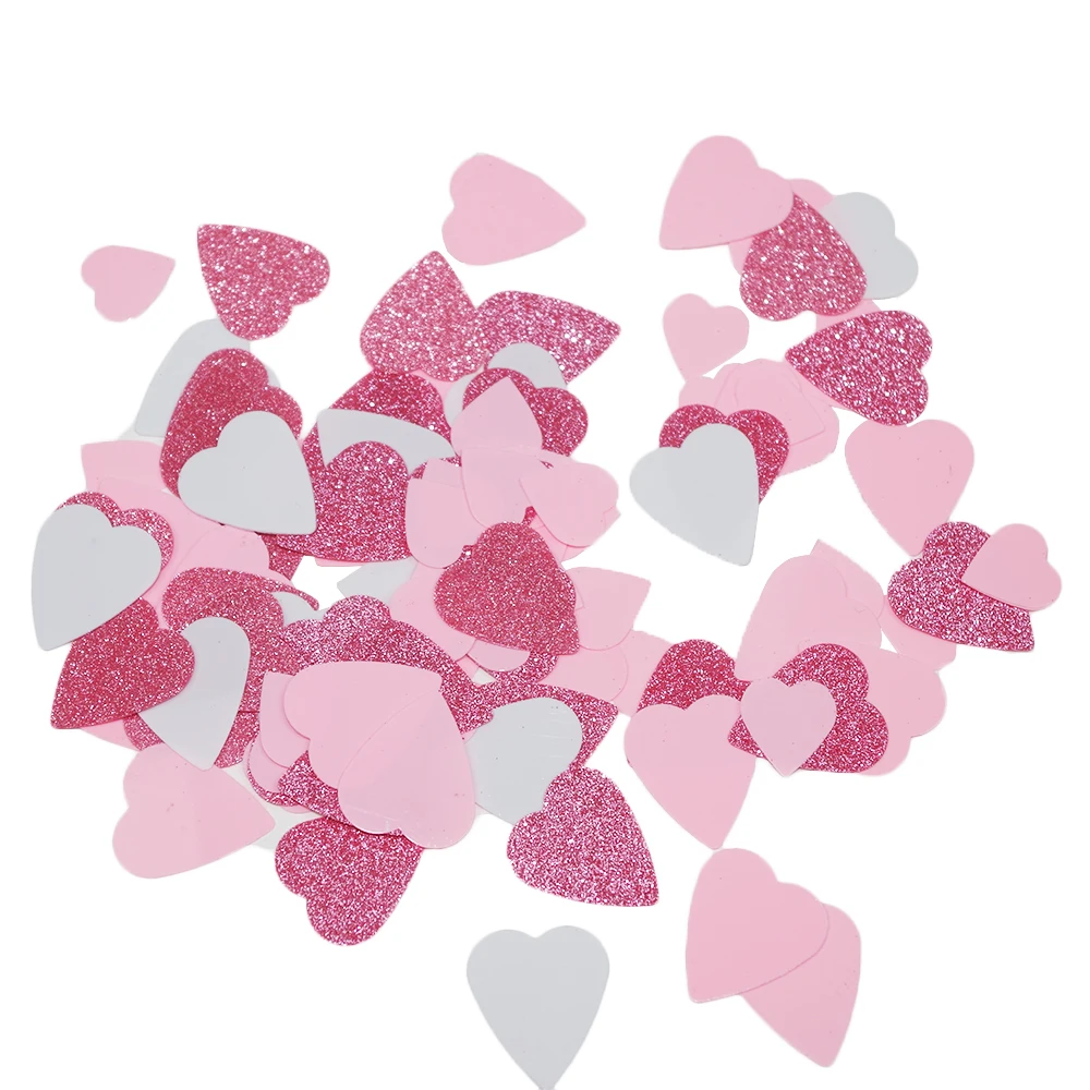 15 gr/beutel 35mm Liebe Herz Konfetti rosa blau Party Dekorationen für Baby party Hochzeit Geburtstags feier liefert Wohnkultur